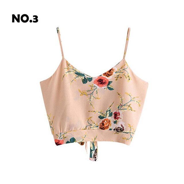 Women Strappy Lace Summer Crop Tops