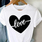 Music Love ON Cool Summer Graphic T-Shirt For Women