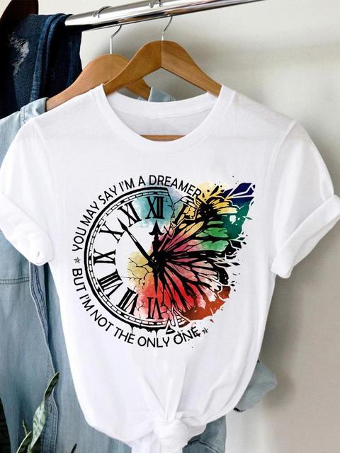 Music Love ON Cool Summer Graphic T-Shirt For Women