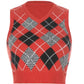 Women's Geometric Pattern Sleeveless Vest For Autumn Winter