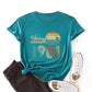 Womens Vintage 1981 Multi-Colored Summer T-Shirts