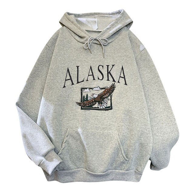 Unisex Out of System State Alaska Wild Nature Hoodie