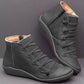 Womens Cross Lace Up Chic Ankle Boots