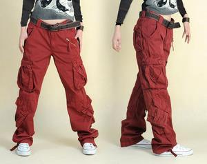 Baggy Wide Leg Women Cargo Pants