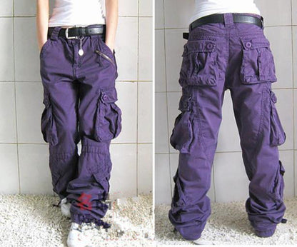 Baggy Wide Leg Women Cargo Pants