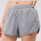 Breathable Quick Dry Sweat Wicking Zipper Pocket Track Shorts