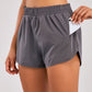 Breathable Quick Dry Sweat Wicking Zipper Pocket Track Shorts