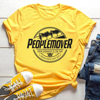 Peoplemover New Graphic Women Casual Summer T-Shirts