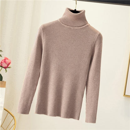 Women Popular Plain Thick Sweaters