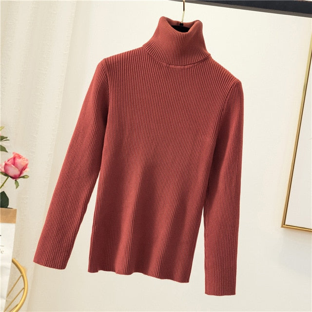 Women Popular Plain Thick Sweaters