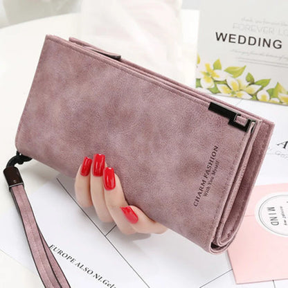 Womens Large Long Card Holder Wallets