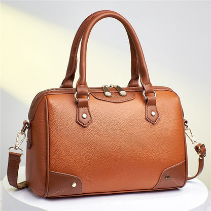 Rectangle Women's Soft Leather Handbags