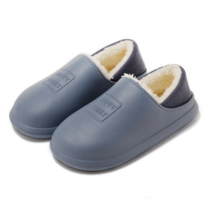 Womens Waterproof Plush Home Slipper