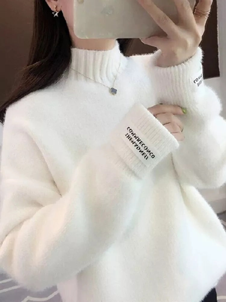 Women's Plain High Quality Sweaters