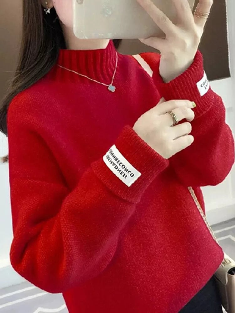 Women's Plain High Quality Sweaters