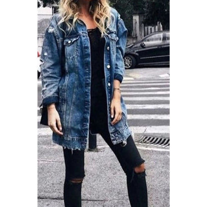 New Long Denim Jacket