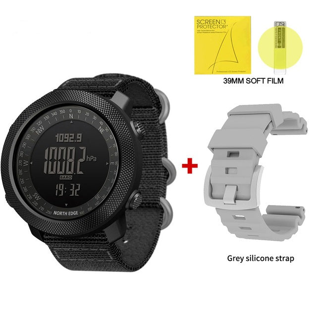 Running Swimming Altimeter Barometer Compass Multi Functional Waterproof Smartwatches