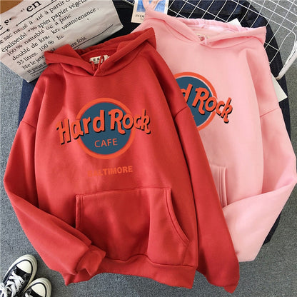 Casual Women's Florida Hard Rock Cafe Hoodies